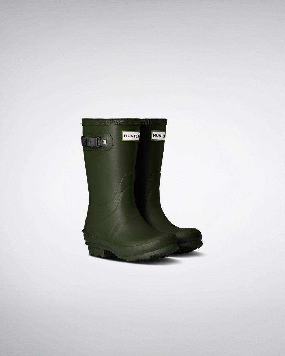 Kids Rain Boots - Hunter Norris (09IZJTAVW) - Green